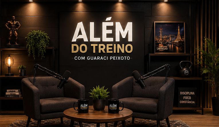 Além do Treino podcast studio